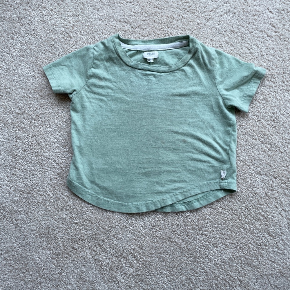 NUI Kids Green T-Shirt short sleeve size 2Y two years old